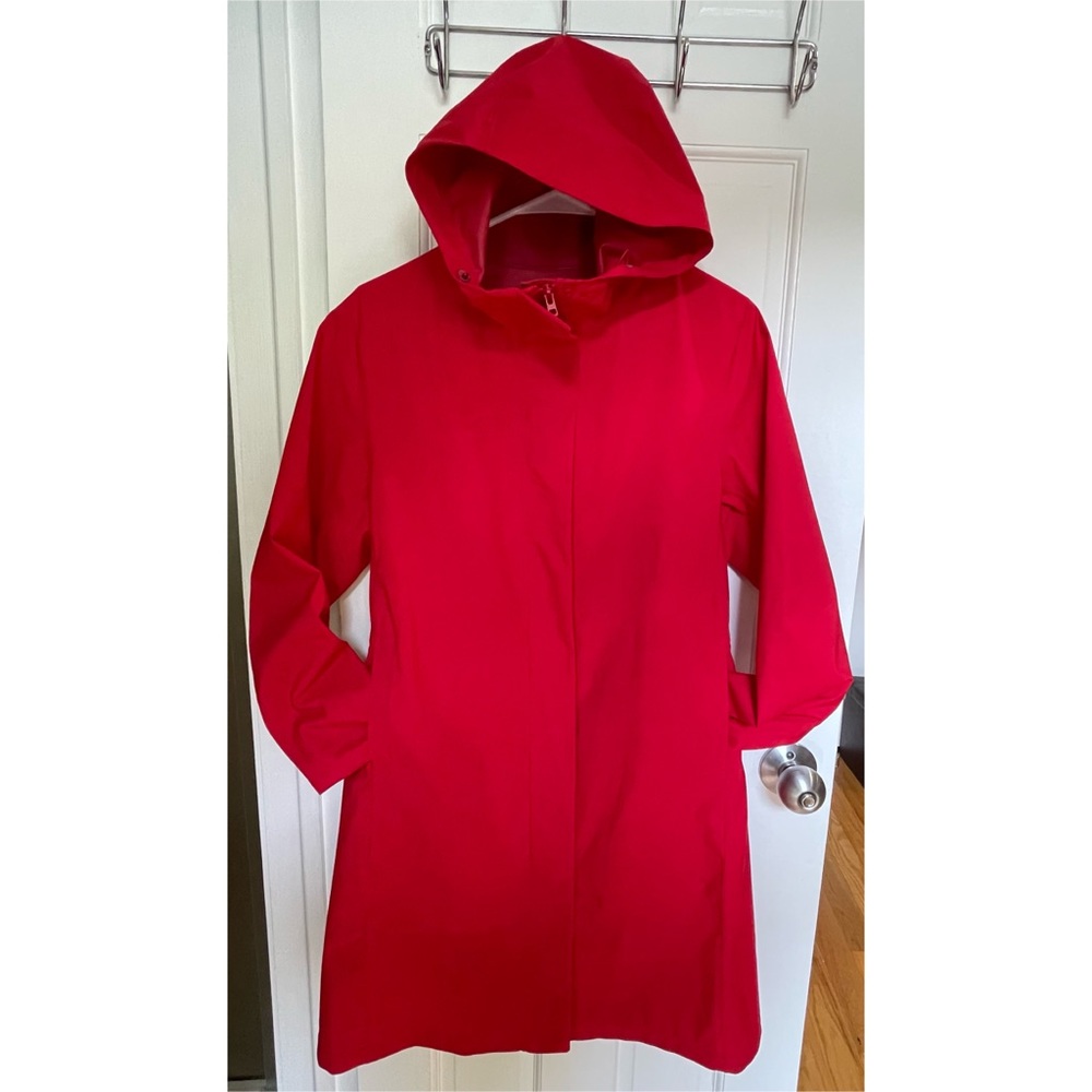 Uniqlo BlockTech Raincoat Hooded Parka Womens Medium